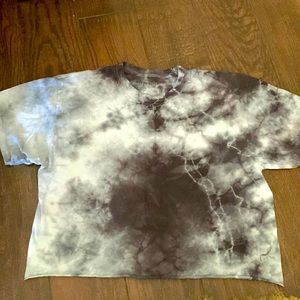 Antistar black/white tie dye shirt